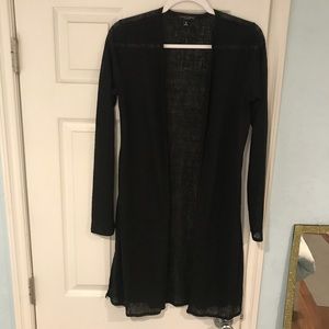 Black Duster Jacket Cardigan
